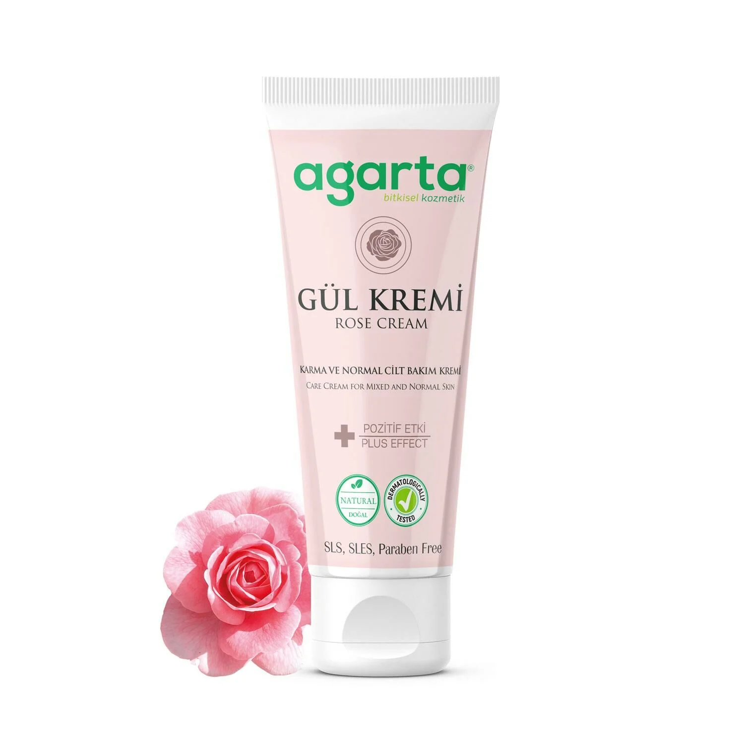 Agarta%20Doğal%20Yüz%20Ve%20El%20Nemlendirici%20Gül%20Aromalı%20Cilt%20Bakım%20Kremi%2075%20ml