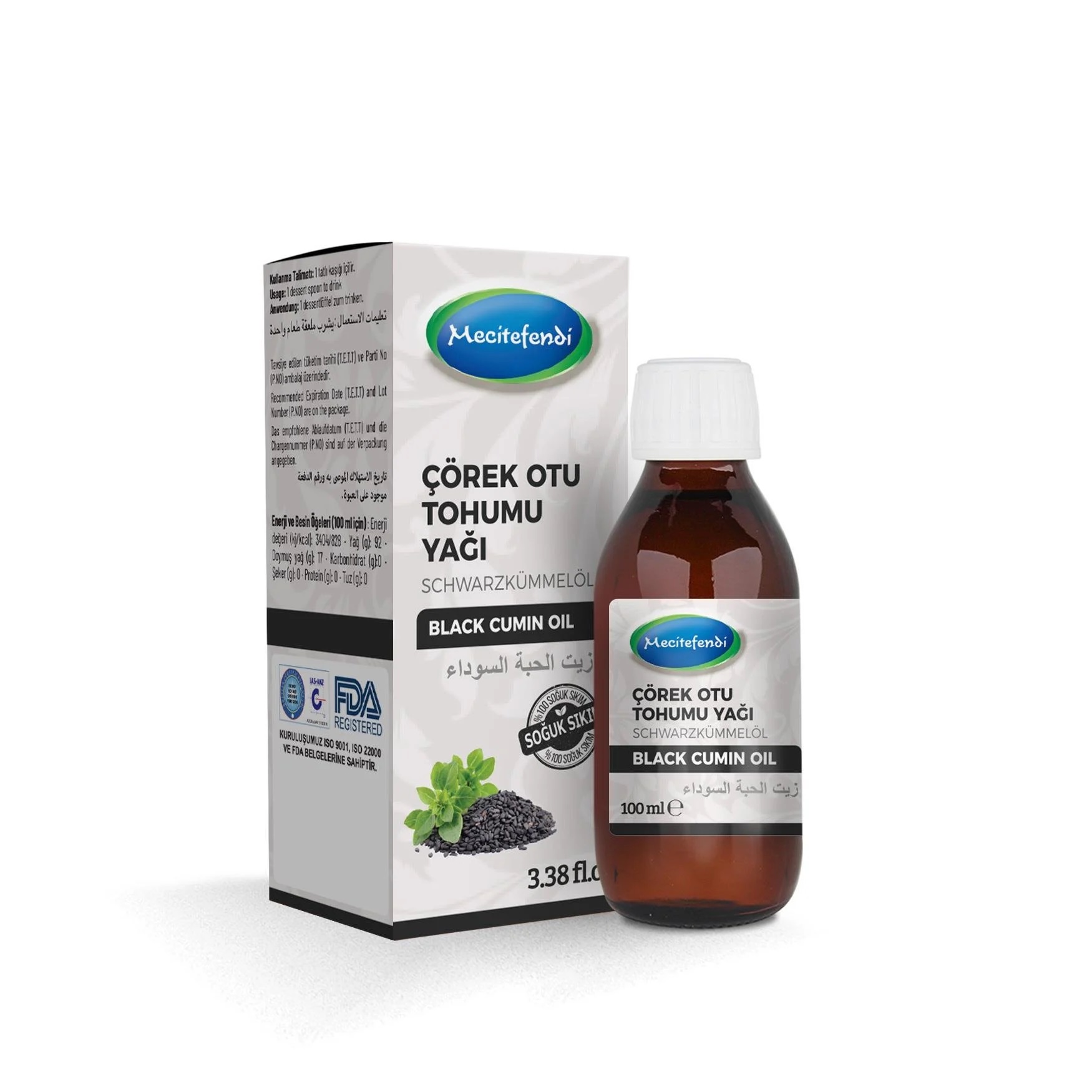 Mecitefendi%20Çörekotu%20Tohumu%20Yağı%20100%20Ml%20(Soğuk%20Pres)