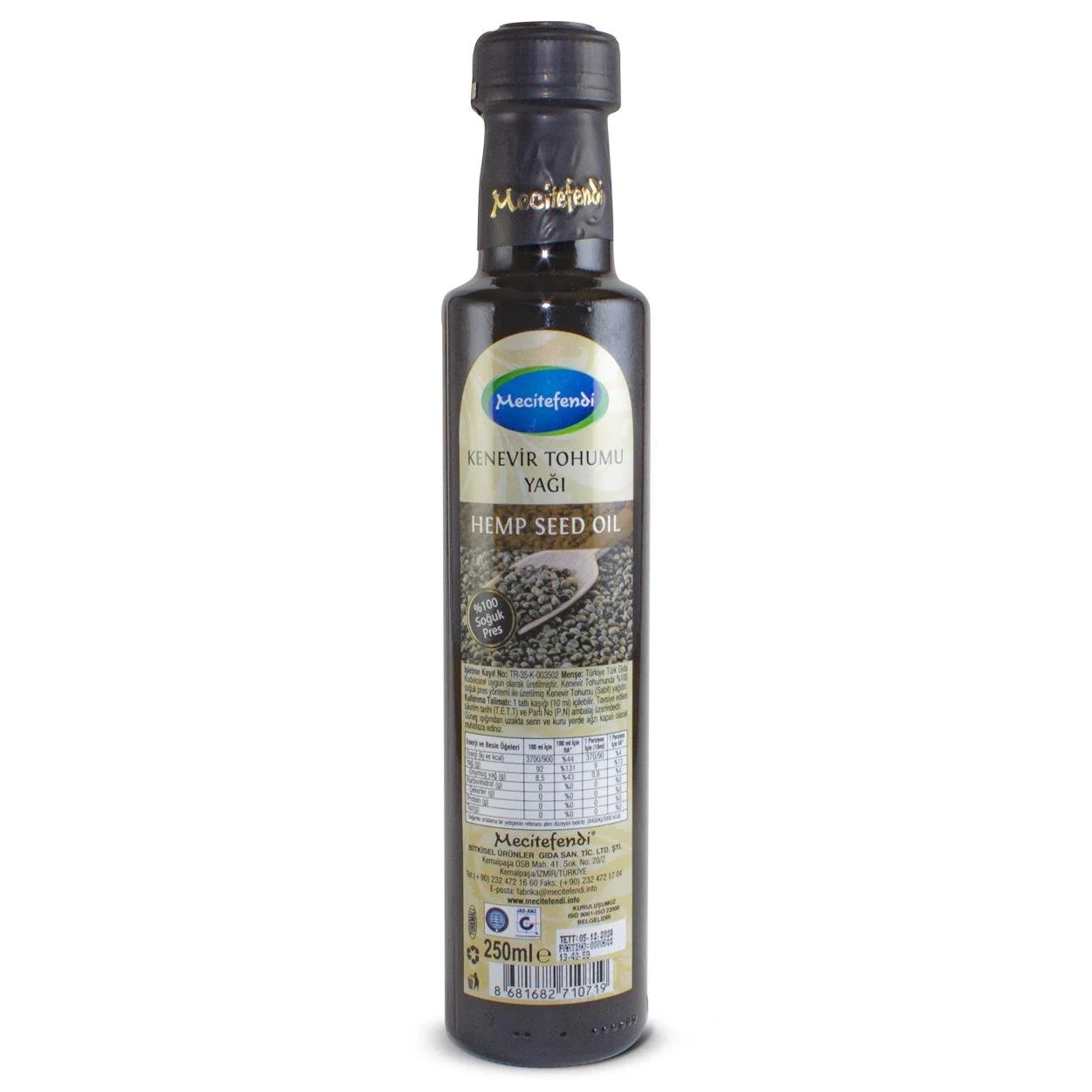 Mecitefendi%20Kenevir%20Tohumu%20Yağı%20250%20Ml%20(Soğuk%20Pres)