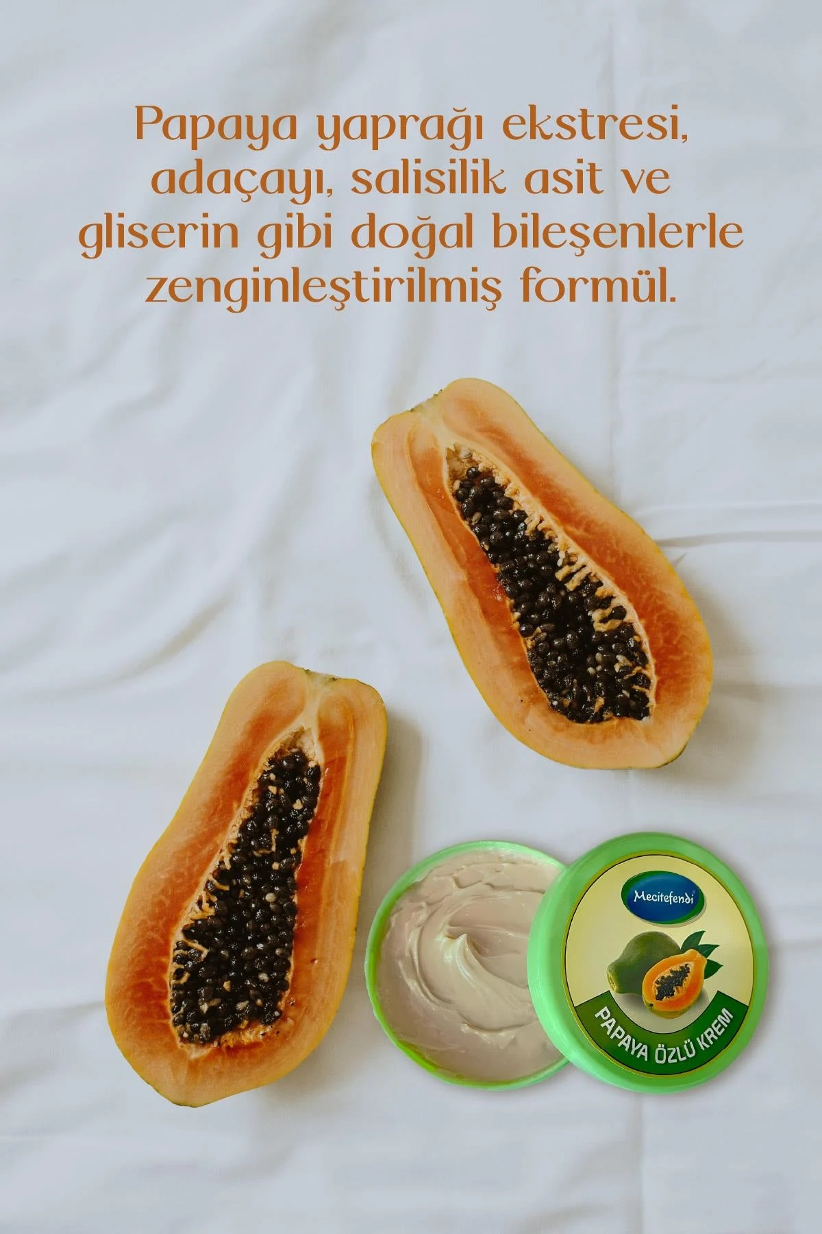 Mecitefendi%20Papaya%20Özlü%20Tüy%20Geç.%20Krem%20150%20Ml