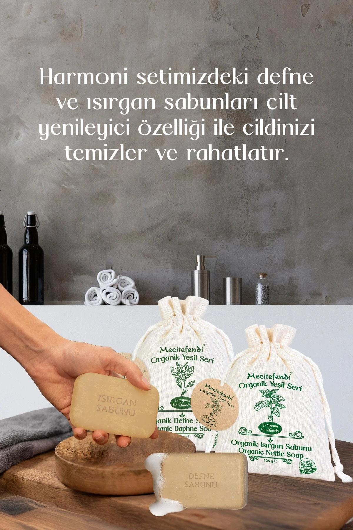 Mecitefendi%20Organik%20Yeşil%20Seri:%20Harmoni%20-%20Isırgan%20ve%20Defne%20Sabunu%20(Yenileyici%20ve%20Ferahlatıcı%20)%20125%20Gr