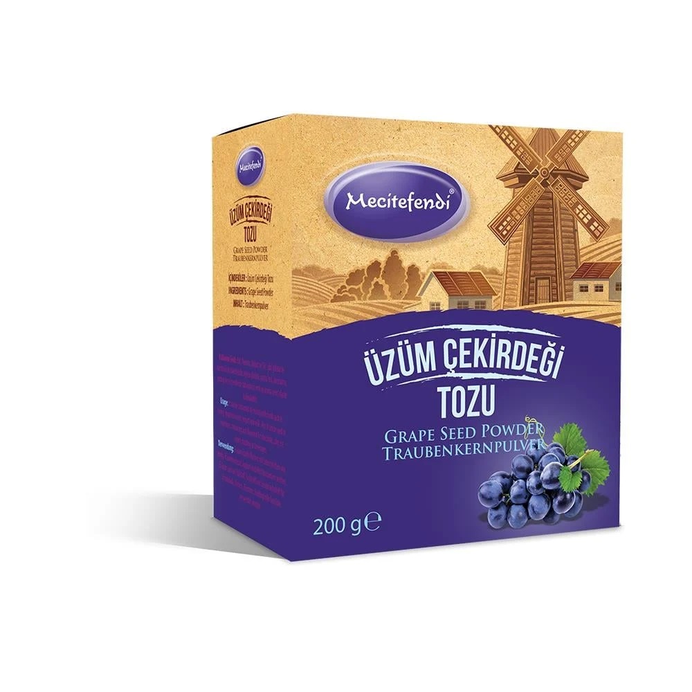Mecitefendi%20Üzüm%20Çekirdeği%20Tozu%20200%20Gr
