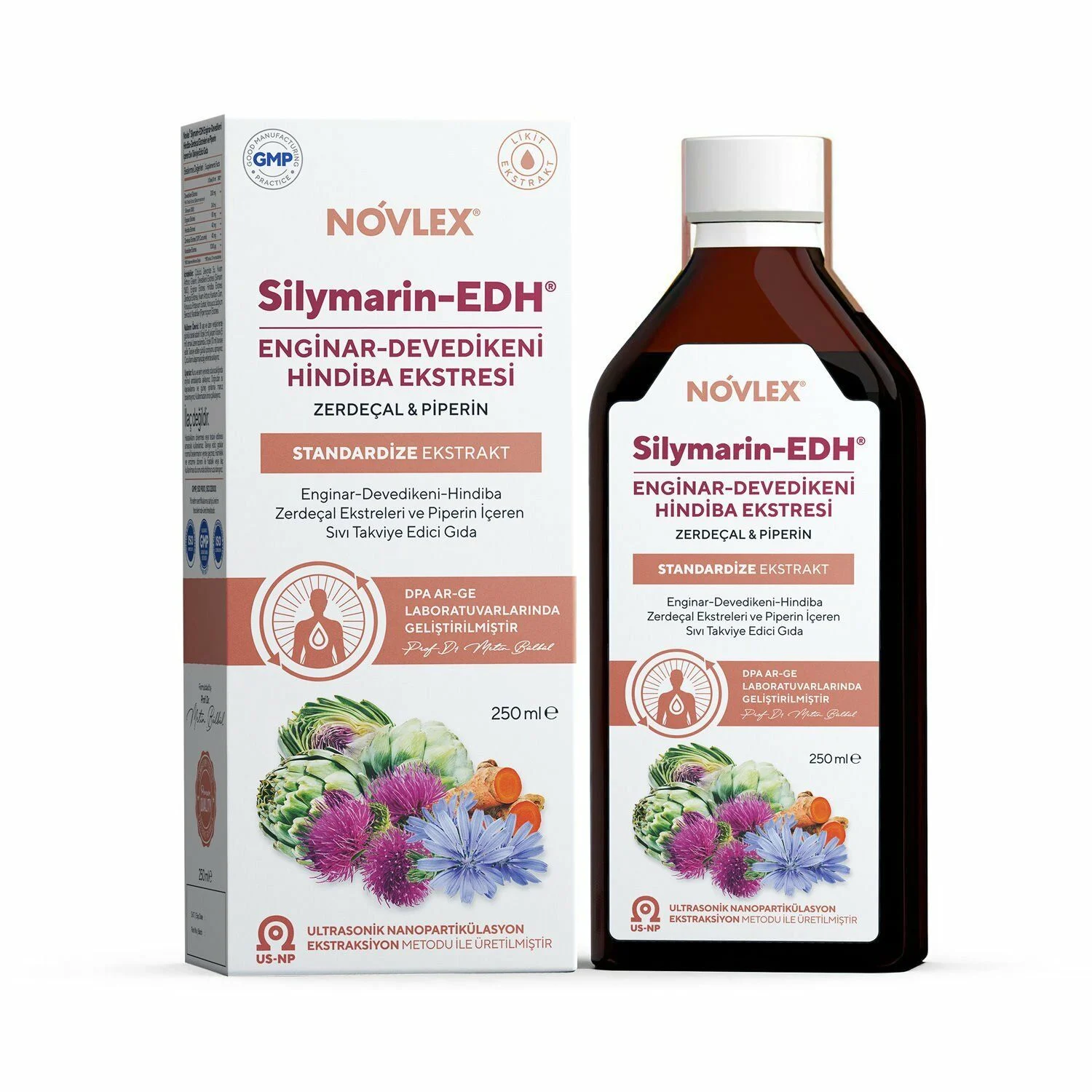 Novlex®%20Silymarin-Edh%20Enginar,%20Devedikenı%20(%80),%20Hindiba%20Ekstresi%20250%20Ml