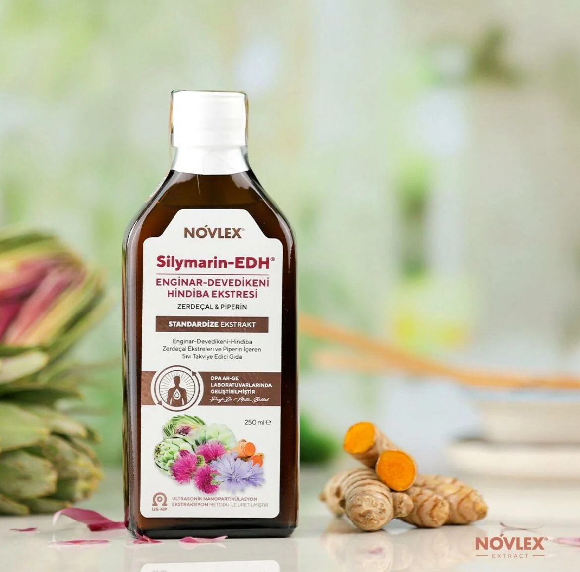 Novlex®%20Silymarin-Edh%20Enginar,%20Devedikenı%20(%80),%20Hindiba%20Ekstresi%20250%20Ml