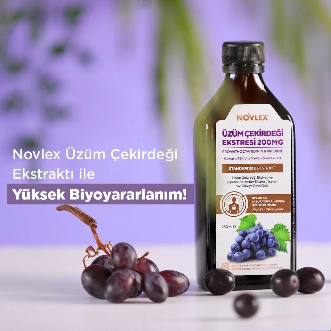 Novlex®%20Üzüm%20Çekirdeği%20Ekstresi%20(%95)%20Ve%20Piperin%20250%20Ml