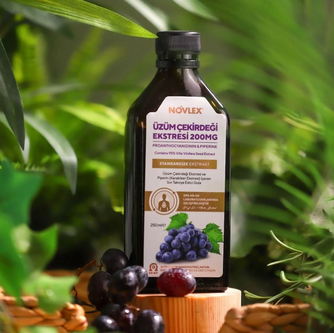 Novlex®%20Üzüm%20Çekirdeği%20Ekstresi%20(%95)%20Ve%20Piperin%20250%20Ml