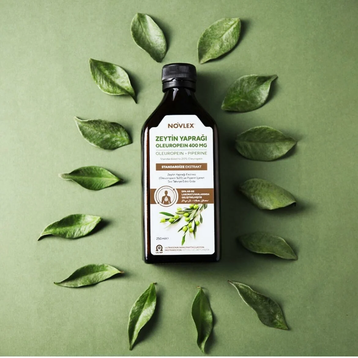 Novlex®%20Zeytin%20Yaprağı%20Ekstresi%20(%20)%20250%20Ml