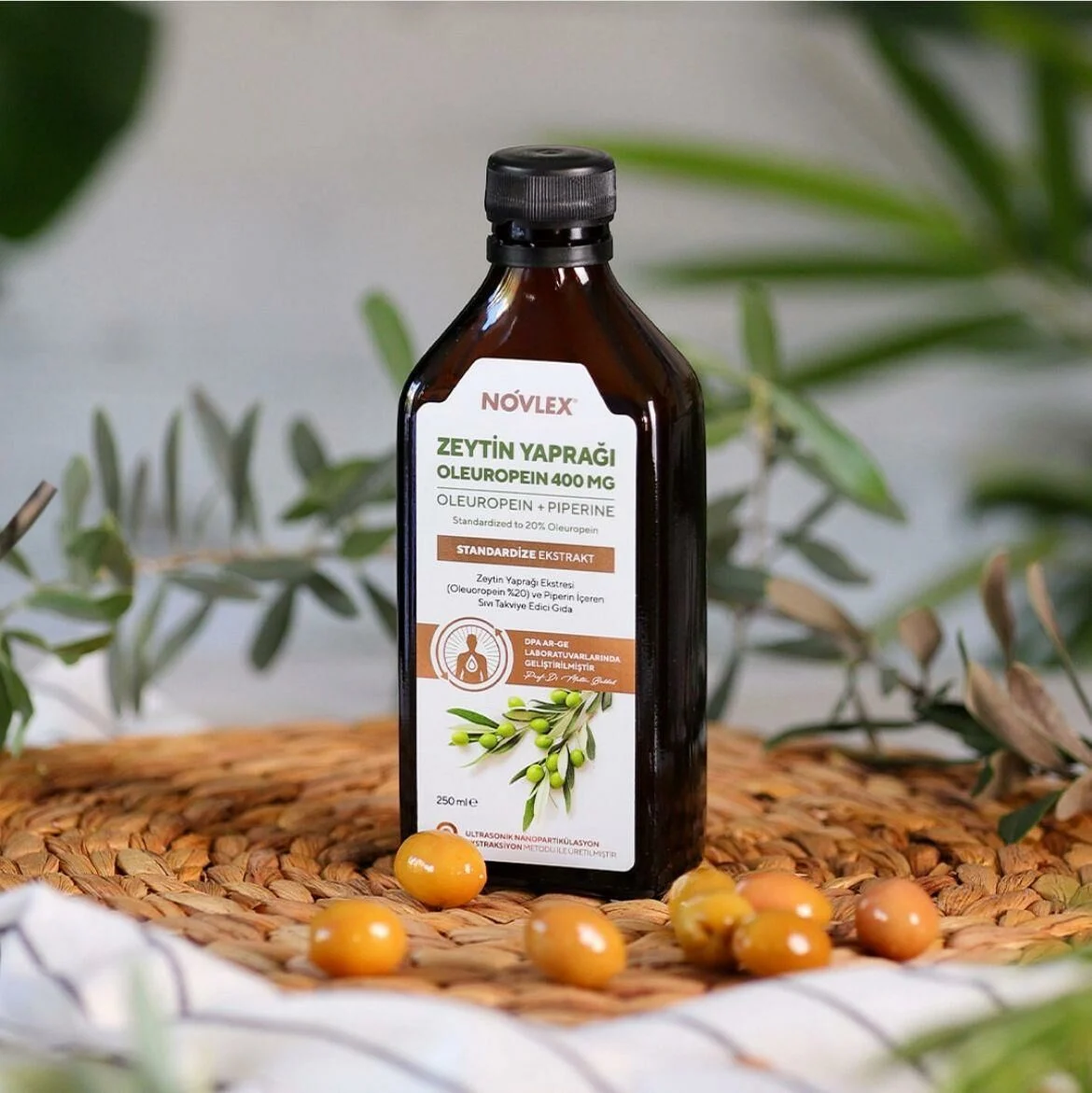 Novlex®%20Zeytin%20Yaprağı%20Ekstresi%20(%20)%20250%20Ml