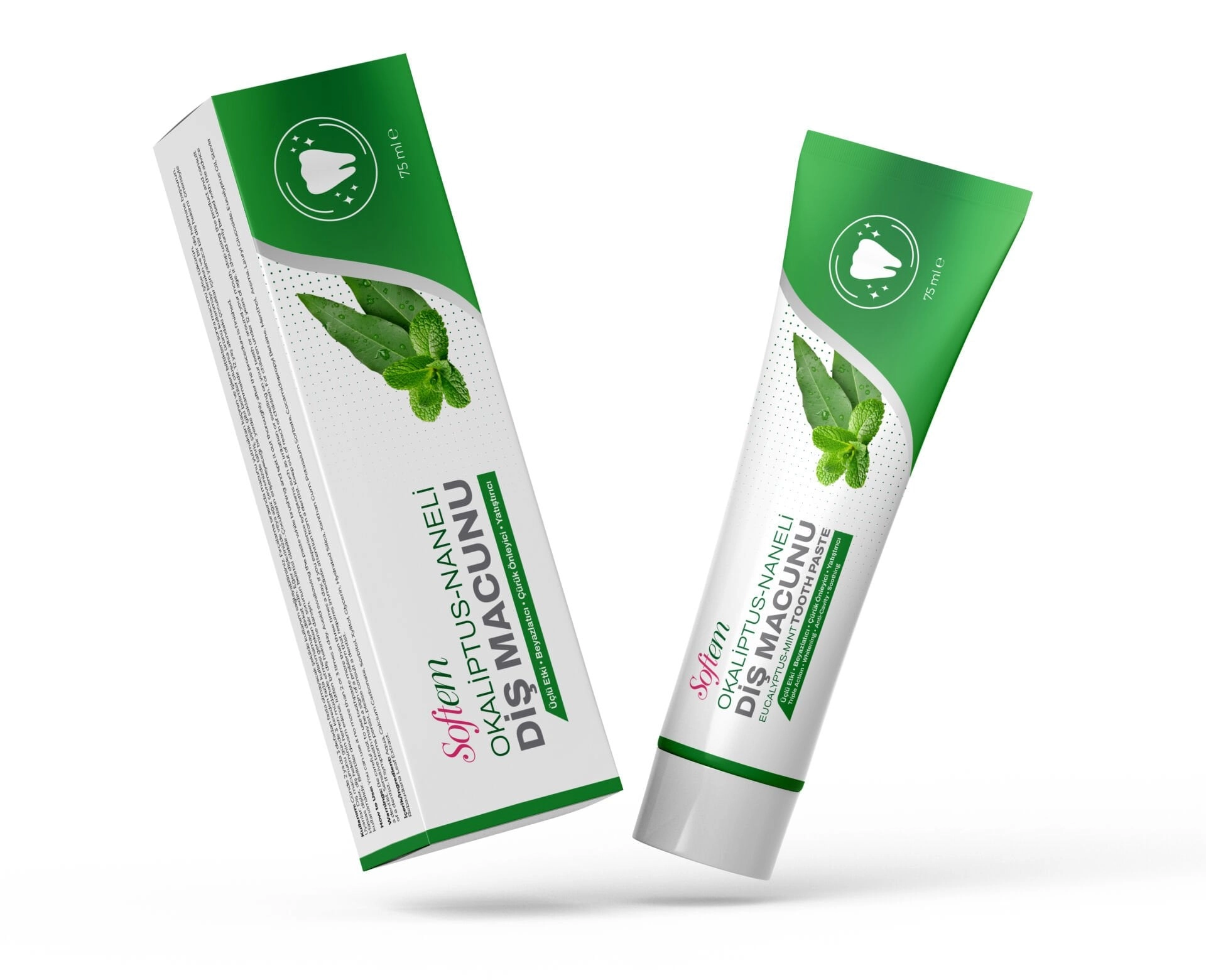 Softem%20Okaliptus%20Naneli%20Diş%20Macunu%2075%20Ml