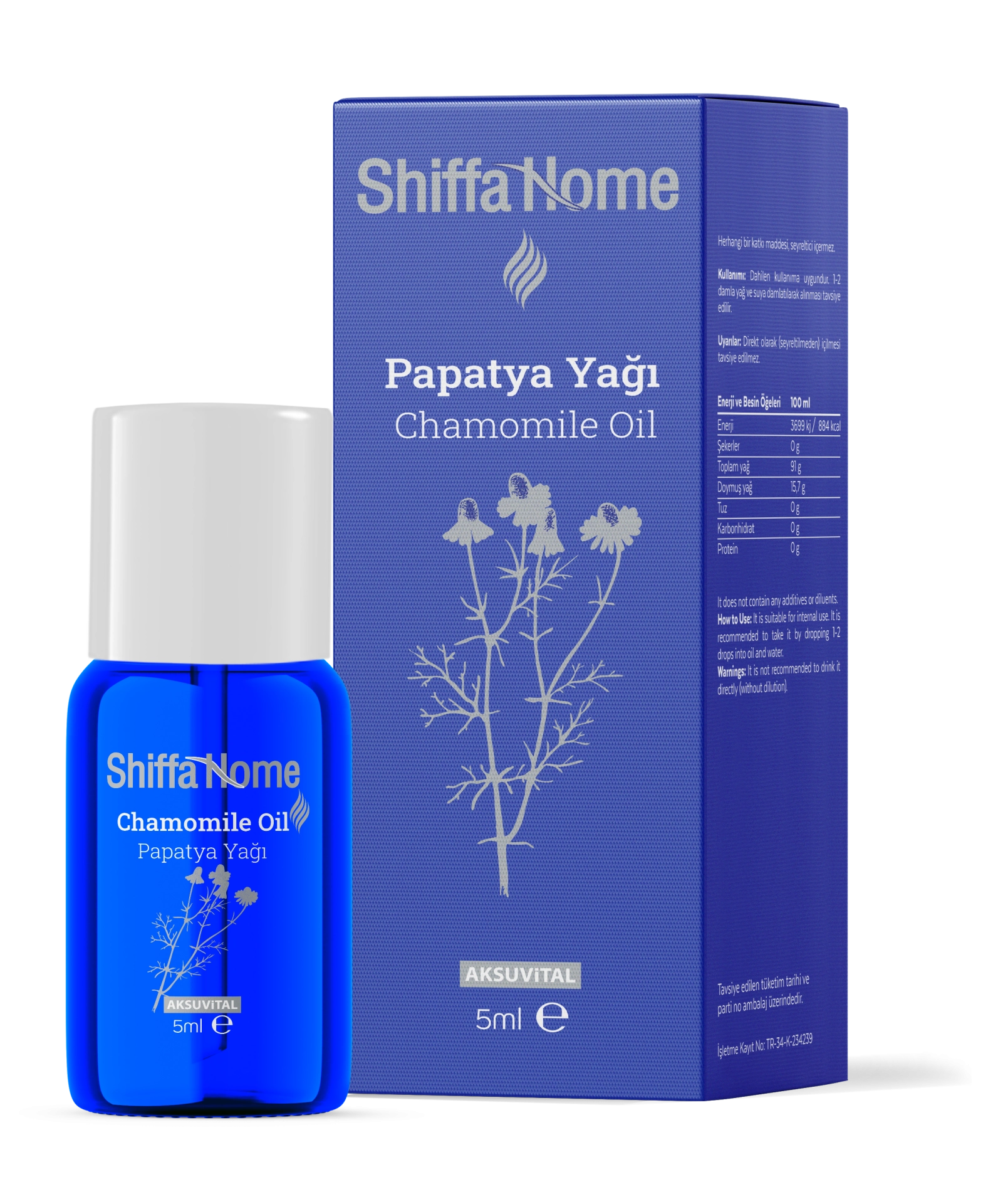 Shiffa%20Home%20Saf%20Papatya%20Yağı%205%20Ml