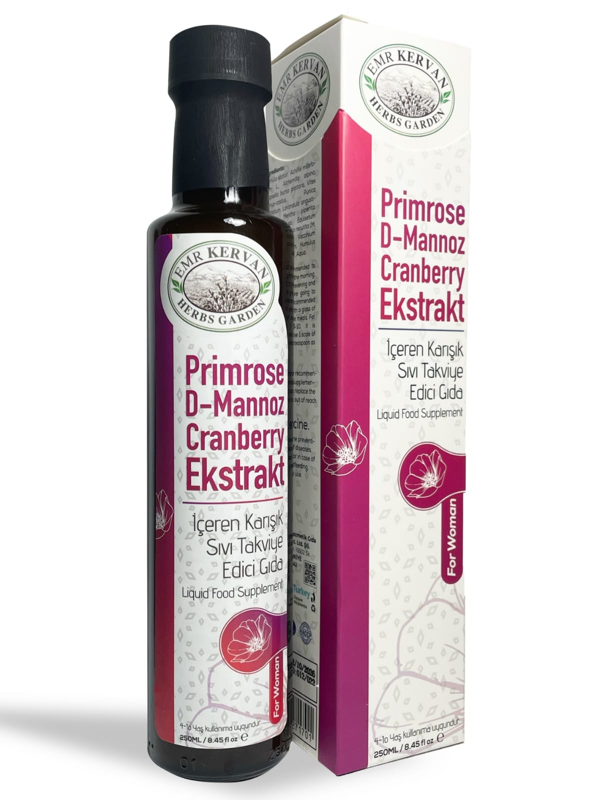 Emr%20Kervanherbs%20Garden%20For%20Woman%20Evening%20Primrose%20İçeren%20Sıvı%20Takviye%20Edici%20Gıda%20250%20Ml