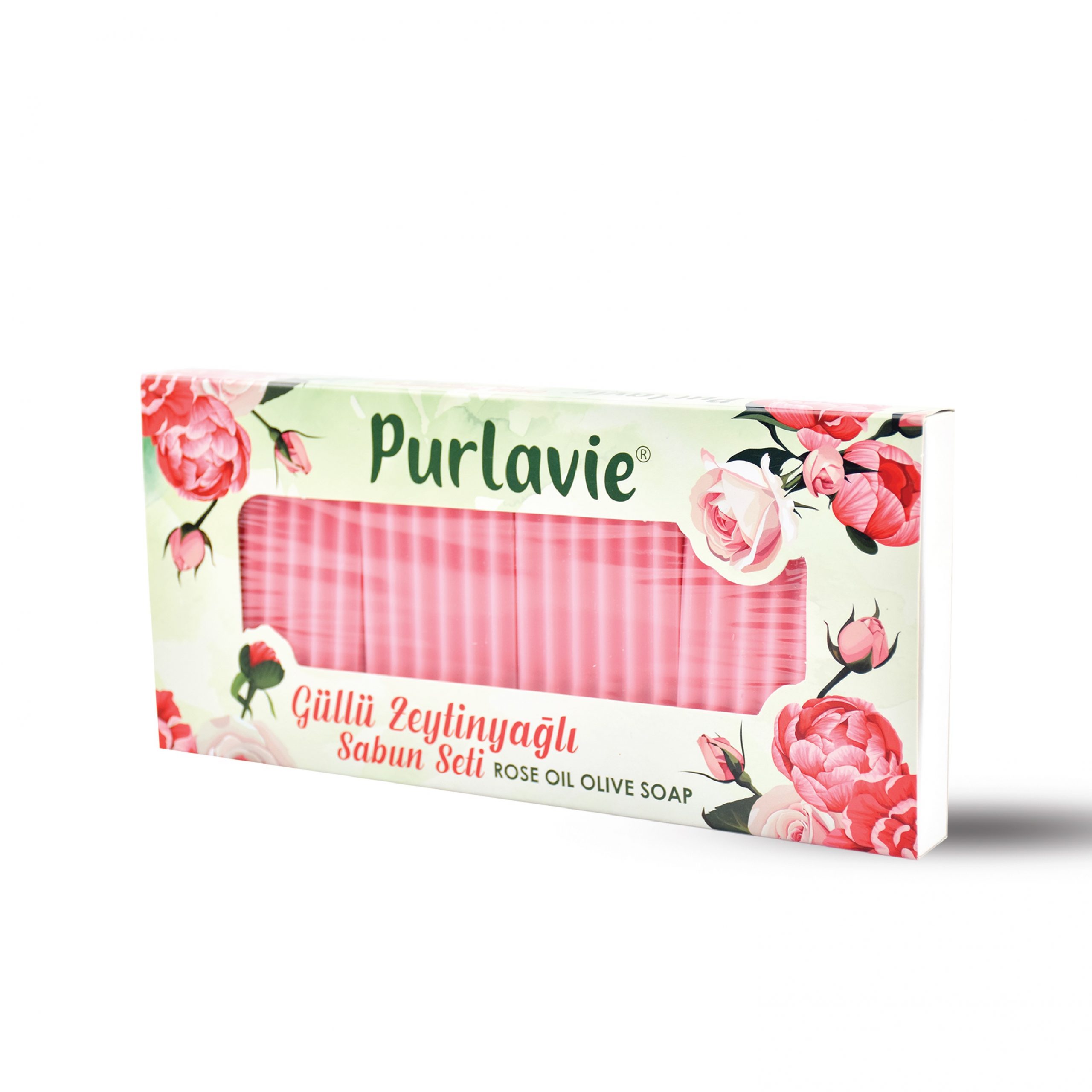 Kale%20Naturel%20Purlavie%204%20lü%20Güllü%20Sabun%20Seti%204*80g%20320g