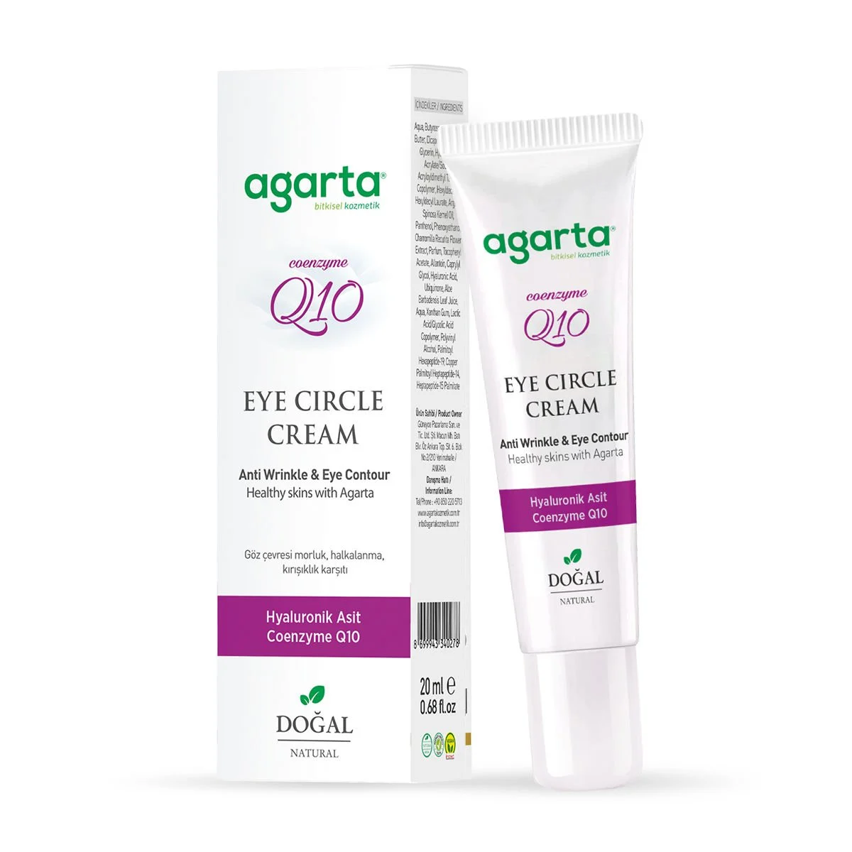 Agarta%20Göz%20Altı%20Kırışıklık%20ve%20Koyu%20Halka%20Karşıtı%20Antiaging%20Bakım%20Kremi%2020ml