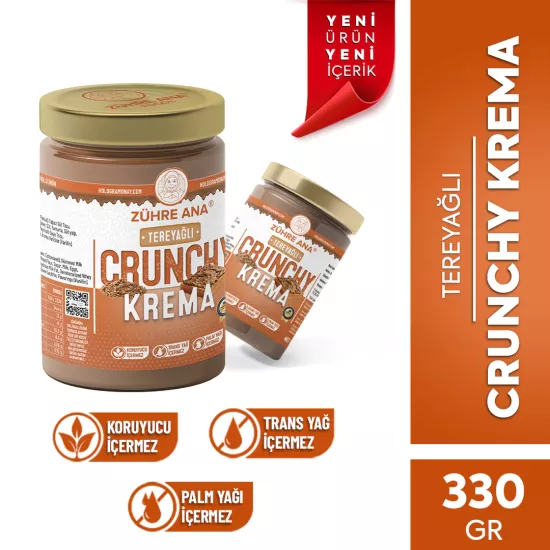 Zühre Ana Tereyağlı Çıtır Krepli Crunchy Çikolatalı Krema 330 G