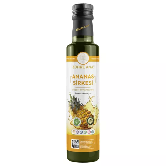 Zühre Ana Ananas Sirkesi Doğal Fermantasyon 500 Ml