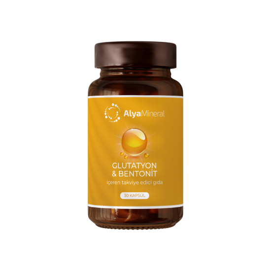 Alya Mineral Glutatyon ve Bentonit İçeren Takviye Edici Gıda 30 Kapsül