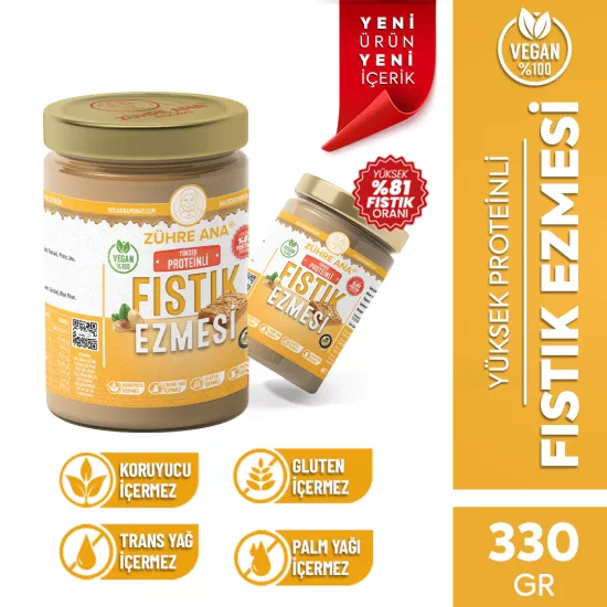 Zühre Ana Fıstık Ezmesi 330 G