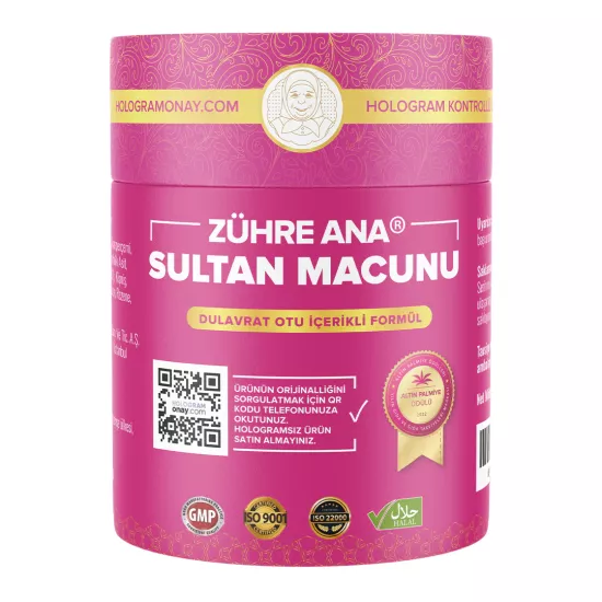 Zühre Ana Sultan Macunu Dulavrat Otu, Hayıt Ve Civanperçemi İçeren Macun 240 Gr