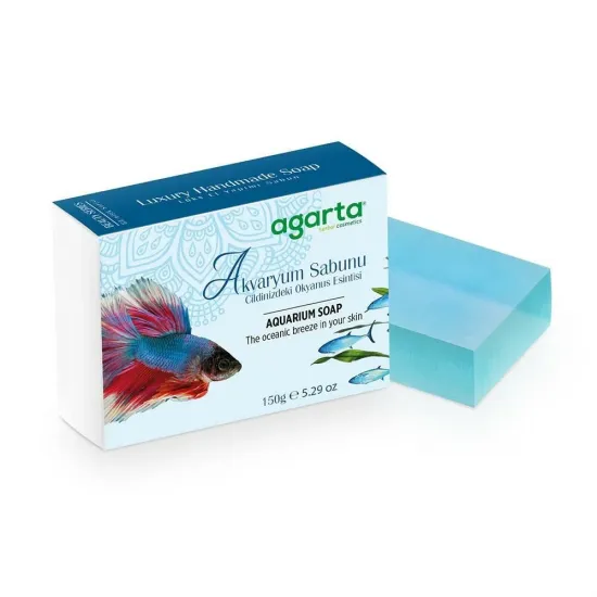 Agarta El Yapımı Doğal Sabun Akvaryum 150 g
