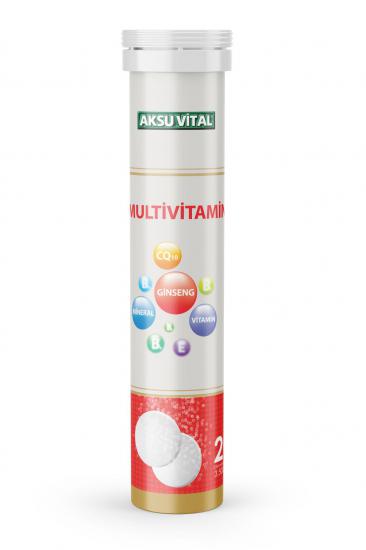 Aksu Vital Multıvıtamın Efervesan 3500 Mg*20