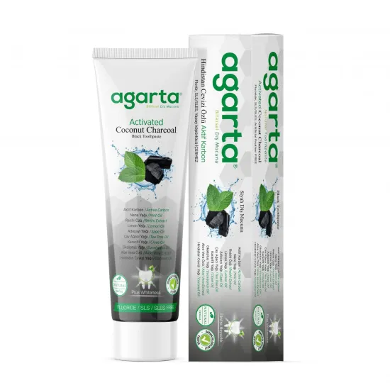 Agarta Doğal Hindistan Cevizi Özlü Aktif Karbon Diş Macunu 100 Ml