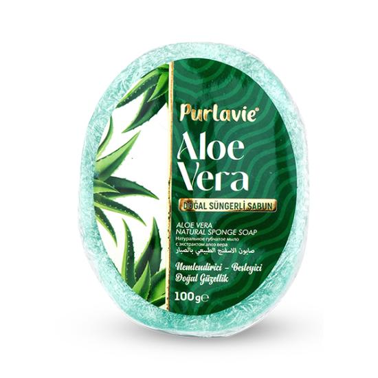 Kale Naturel Purlavie Süngerli Sabun Aloe Vera 100g