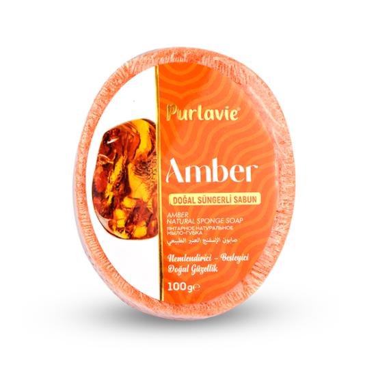 Kale Naturel Purlavie Süngerli Sabun Amber 100g
