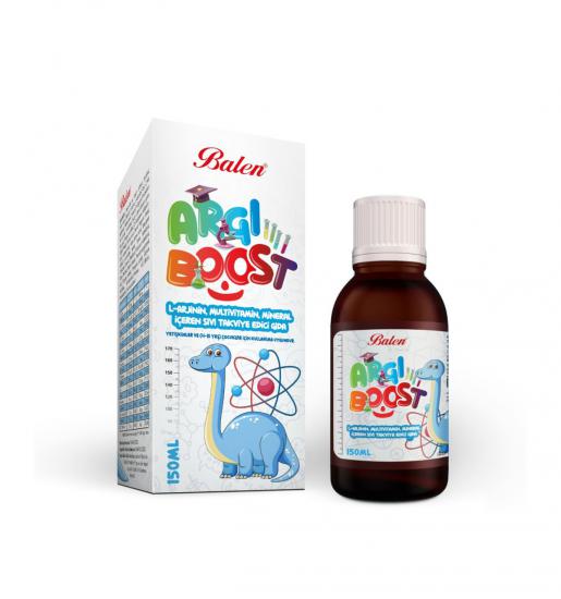 Balen Argi Boost L-Arjinin, Multivit., Mineral İçeren Şurup 150 Ml