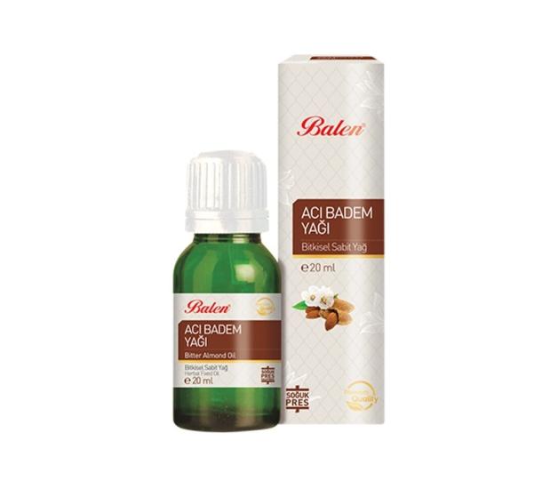 Balen Acı Badem Yağı 20 Ml (Soğuk Pres)