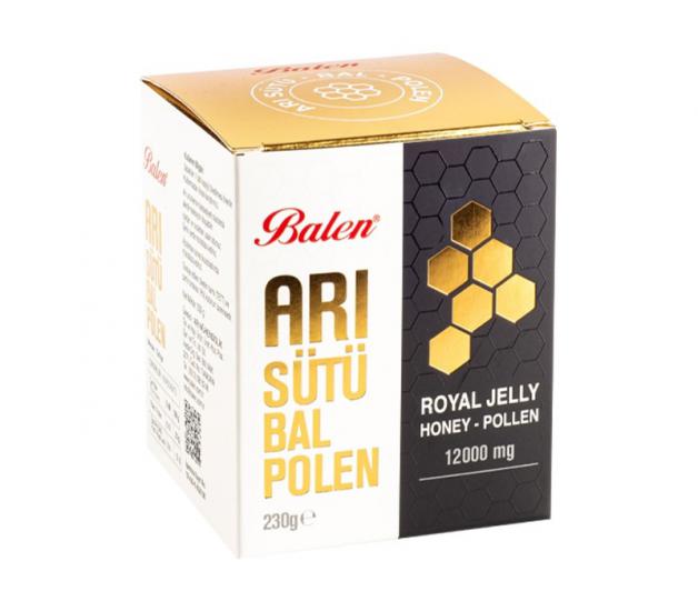 Balen Arı Sütü Bal Polen 12000 Mgr 230 G
