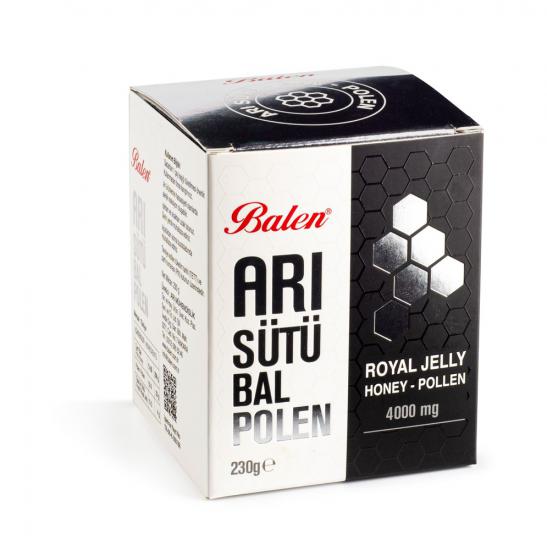 Balen Arı Sütü Bal Polen 4000 Mgr 230 G
