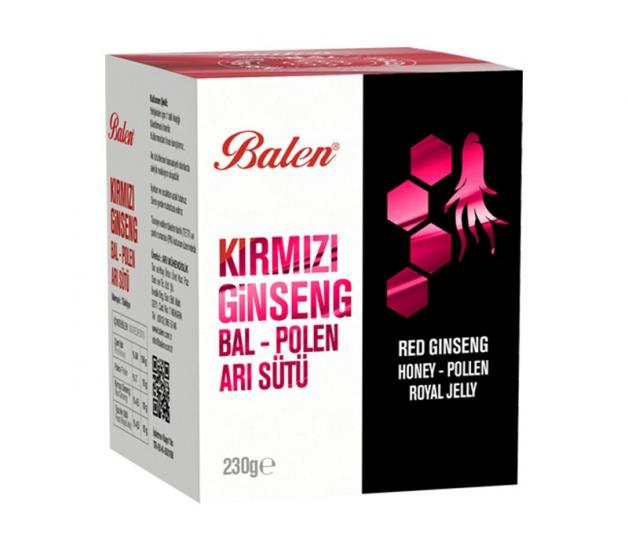 Balen Bal Polen Ginseng Arı Sütü Karışımı 230 G