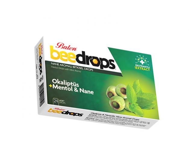 Balen Okaliptüs Mentollü Nane Aromalı Drops 24 Drops
