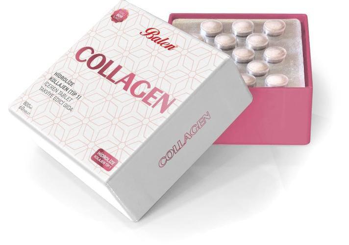 Balen Collagen Hidrolize Kollajen (Tip 1) İçeren Tablet 800 Mg*60