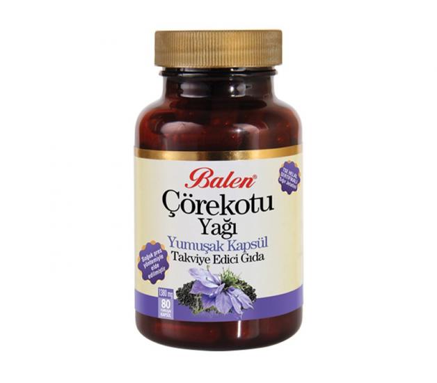 Balen Çörek Otu Yağı Yumuşak Kapsül 1380 Mg*80
