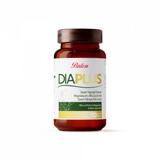 Balen Dia Plus Zeytin Yaprağı Magnezyum Alfa Lipoik Asit Kapsül 655 Mg*60