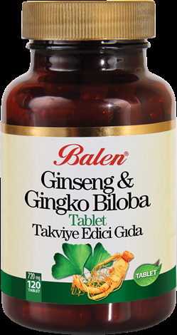 Balen Ginseng Ginkgo Biloba Tablet 720 Mg*120