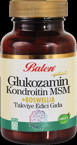 Balen Glukozamin Kondroitin Msm Boswelia Tablet 1200 Mg*60