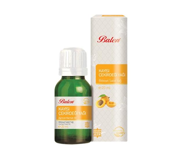 Balen Kayısı Çekirdeği Yağı 20 Ml (Soğuk Pres)