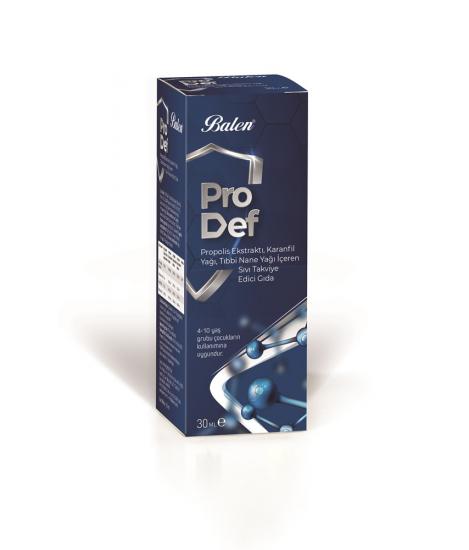 Balen Prodef Propolis Karanfil Yağı Tıbbi Nane Yağı İçeren Sıvı Takviye Edici Gıda 30 Ml