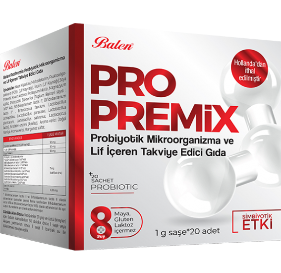 Balen Propremix Probiyotik Mikroorganizma Ve Lif İçeren Saşe 1 Saşe*20