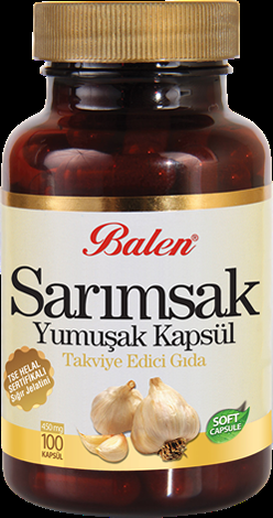 Balen Sarımsak Yağı Yumuşak Kapsül  450 Mg*100