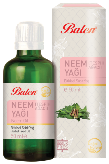 Balen Tespih Ağacı (Neem) Yağı 50 Ml (Distilasyon)