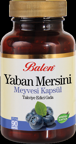 Balen Yaban Mersini Meyvesi Kapsül 375 Mg*90