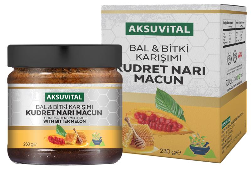 Aksu Vital Bal Bitki Karışımı Kudret Narı Macun 230 G