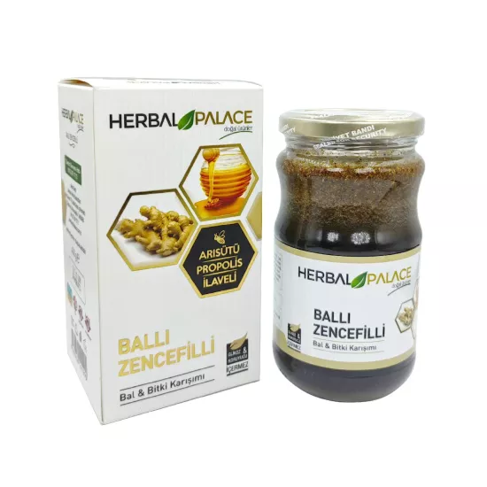 Herbal Palace Ballı Zencefilli Bitkisel Macun (Arı Sütlü) 430 GR