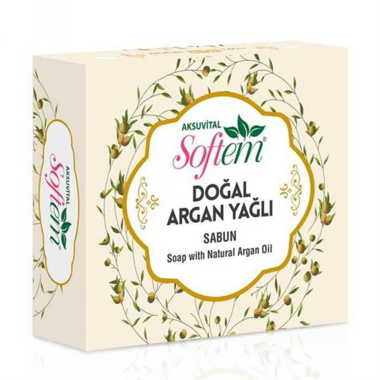 Softem Doğal Argan Yağlı Sabun 130 G
