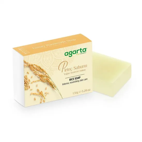 Agarta El Yapımı Doğal Sabun Pirinç 150 g