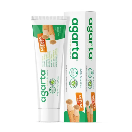 Agarta Doğal Misvak Özlü Diş Macunu 100 ml /130 gr