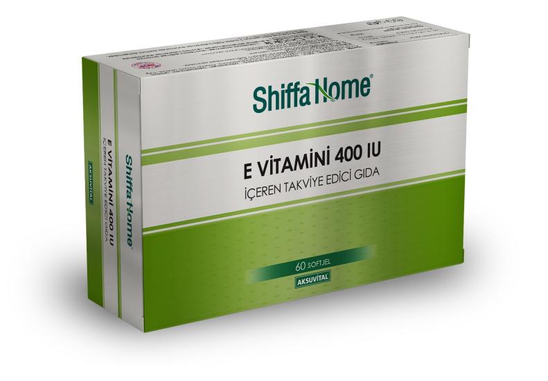 Shiffa Home E vitamini 400 IU Softjel 700 Mg*60